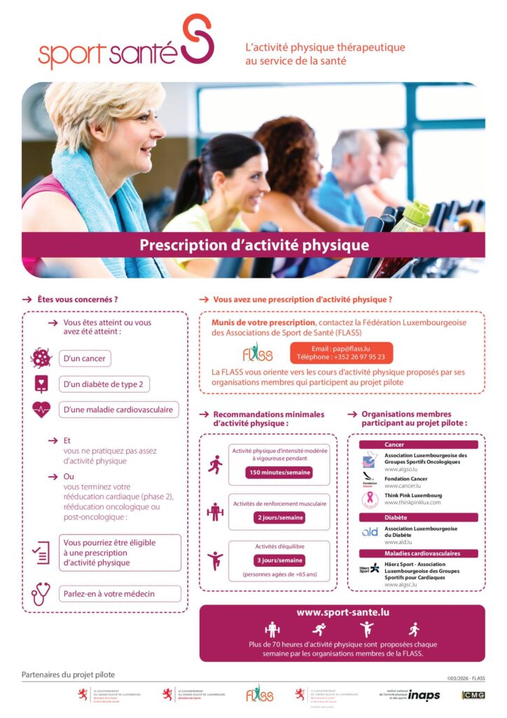 Poster – Prescription d’activité physique – FR 